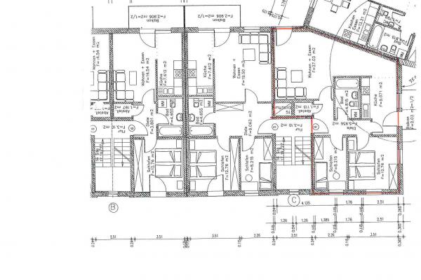 3-Raum-Wohnung Stadtbergener Straße 2 (WE 302) - Grundriss